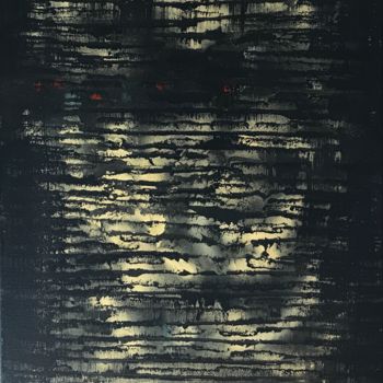 Painting titled "Enigma" by Enric Correa, Original Artwork, Enamel