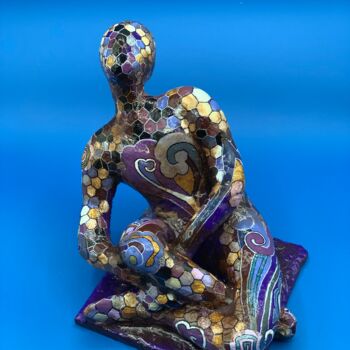 Скульптура под названием "Infinite Me" - Enrica Toffoli, Подлинное произведение искусства, Глина