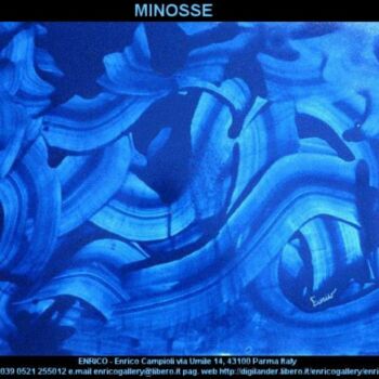 Painting titled "Minosse" by Enrico Campioli, Original Artwork
