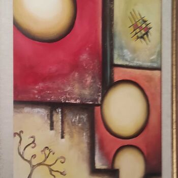 Peinture intitulée "Terra" par Enrico Franceschetti, Œuvre d'art originale, Huile