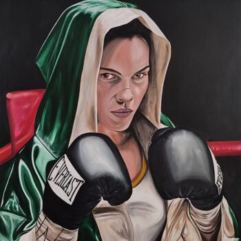 Painting titled "Mo Cuishle" by Enrique Escolar Hernández, Original Artwork, Oil