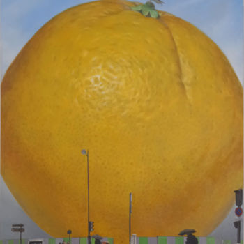 Painting titled "Vitamine-C" by Enrique Etievan, Original Artwork
