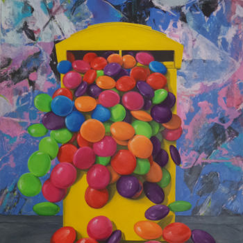 绘画 标题为“Candy Post” 由Enrique Etievan, 原创艺术品