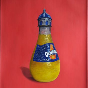 Картина под названием "orangina2" - Enrique Etievan, Подлинное произведение искусства, Масло