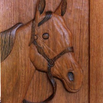 Escultura intitulada "Cavalo" por Kin, Obras de arte originais