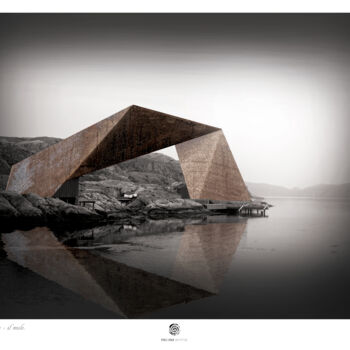 Arte digital titulada "Il molo" por Enzo Ceglie, Obra de arte original, Collages digitales