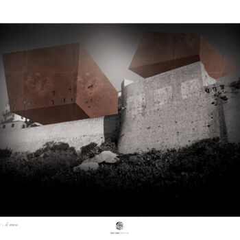 Digital Arts titled "Le mura" by Enzo Ceglie, Original Artwork, Digital Collage