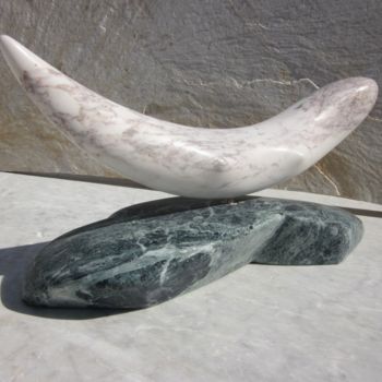 Sculpture titled "Prisca" by Enzoyote, Original Artwork, Stone