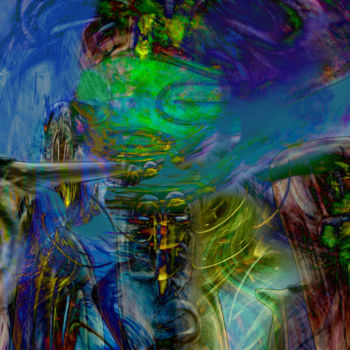 Digital Arts titled "Migrations 04" by Eric Vincent, Original Artwork, 2D Digital Work