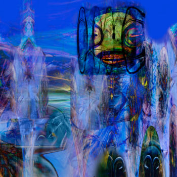 Digital Arts titled "Migrations 08" by Eric Vincent, Original Artwork, 2D Digital Work