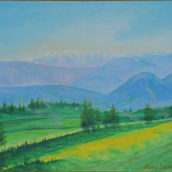"Albania Mountains" başlıklı Tablo Erdal Bölükbaşı tarafından, Orijinal sanat, Petrol
