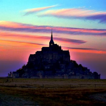 Fotografie getiteld "Mont-Saint-Michel i…" door Dirk Dahlmann, Origineel Kunstwerk, Digitale fotografie
