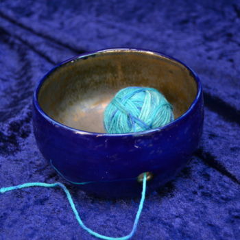 Diseño titulada "Yarn-Bowl" por Dirk Dahlmann, Obra de arte original, Arte de mesa