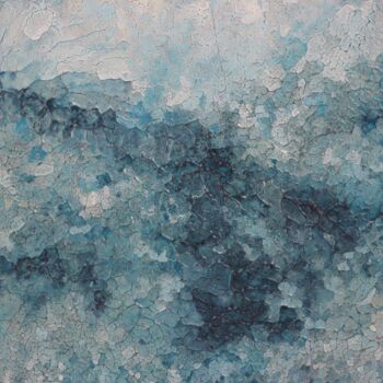 Peinture intitulée "BLUE #3" par Erealpha, Œuvre d'art originale, Acrylique Monté sur Châssis en bois