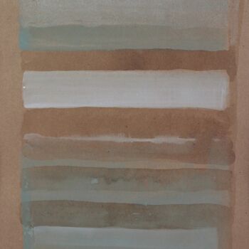 Pintura intitulada "Abstract #5 strates" por Erealpha, Obras de arte originais, Acrílico