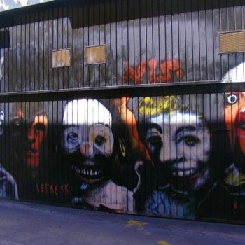 Fotografía titulada "Barcelone - Graf 2" por Erealpha, Obra de arte original