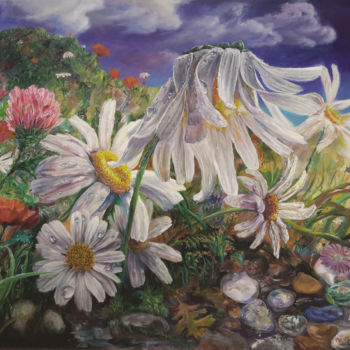 "Daisies" başlıklı Tablo Eren tarafından, Orijinal sanat, Diğer