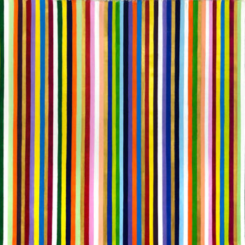 Pintura intitulada "Stripes 22/32" por Mimi Eres, Obras de arte originais, Acrílico