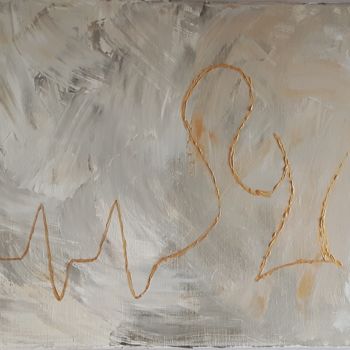 Peinture intitulée "Retour à l'anormal" par Erial, Œuvre d'art originale, Acrylique