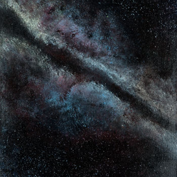 Peinture intitulée "Milky Way" par Maseko, Œuvre d'art originale, Acrylique