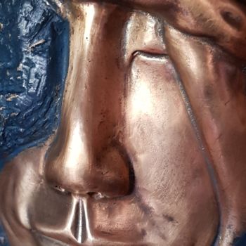 雕塑 标题为“Bronze bleu eternit…” 由Eric Amato, 原创艺术品