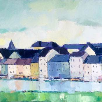 Peinture intitulée "Galway" par Eric Bertagnoli, Œuvre d'art originale, Huile