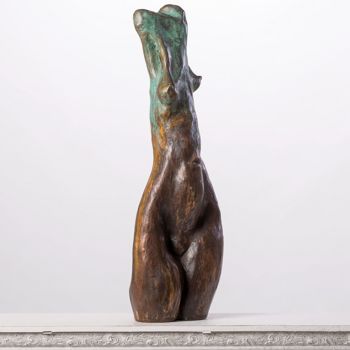 Γλυπτική με τίτλο "Expressionist Torso…" από Eric Doireau, Αυθεντικά έργα τέχνης, Μέταλλα