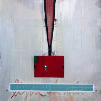 Картина под названием "La ligne de mire" - Eric Flabeau, Подлинное произведение искусства, Масло