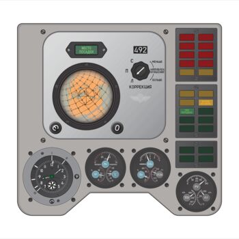 Arts numériques intitulée "Vostok 1 Instrument…" par Eric Kam, Œuvre d'art originale, Travail numérique 2D