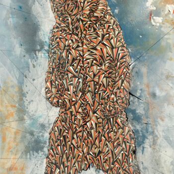 Ζωγραφική με τίτλο "Ours#2 - art abstra…" από Eric Leroy (Rico), Αυθεντικά έργα τέχνης, Ακρυλικό Τοποθετήθηκε στο Ξύλινο φορ…