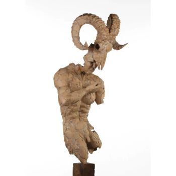Sculptuur getiteld "Antheros" door Eric Montaux, Origineel Kunstwerk, Karton