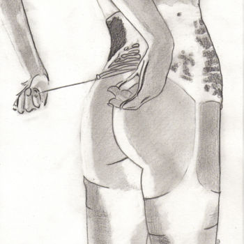 绘画 标题为“corset-150-fnd-mode…” 由Eric Picard, 原创艺术品