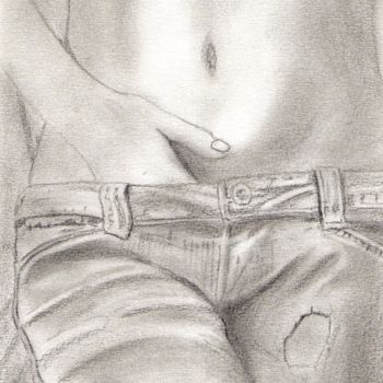 Картина под названием "jeans-081210-1640-j…" - Eric Picard, Подлинное произведение искусства