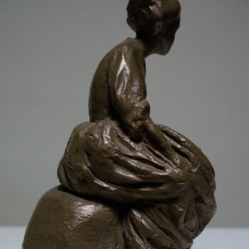 Скульптура под названием "Après la moisson" - Eric Régimbeau, Подлинное произведение искусства, Смола