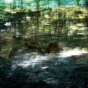 Photographie intitulée "Blue forest II" par Eric Régimbeau, Œuvre d'art originale, Photographie numérique