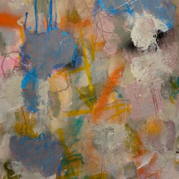 Картина под названием "Upside Down" - Eric Ruelland, Подлинное произведение искусства, Акрил Установлен на Деревянная рама д…