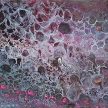 Peinture intitulée "Galaxy > 20 x 50 cm" par Eric Schauer, Œuvre d'art originale, Acrylique