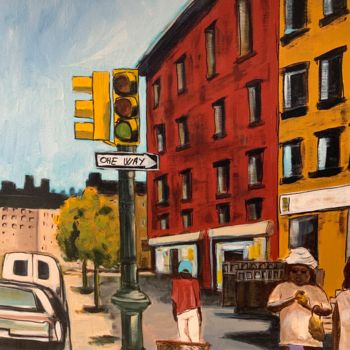 Картина под названием "One Way" - Eric Stephan, Подлинное произведение искусства, Акрил