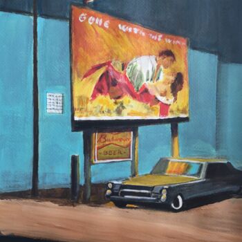 Peinture intitulée "Gone whit the wind" par Eric Stephan, Œuvre d'art originale, Acrylique