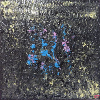 Картина под названием "Cosmique" - Eric Taboureau (Donekk), Подлинное произведение искусства, Акрил
