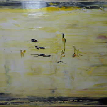 Painting titled "Message inconnu" by Eric Taboureau (Donekk), Original Artwork, Acrylic
