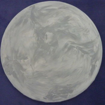 Painting titled "Moon" by Eric Taboureau (Donekk), Original Artwork, Acrylic