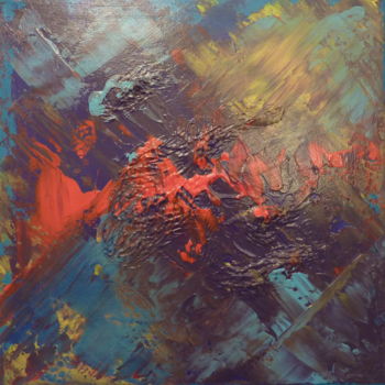 Картина под названием "Allégorique" - Eric Taboureau (Donekk), Подлинное произведение искусства, Акрил