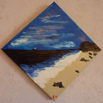 Malarstwo zatytułowany „La plage” autorstwa Eric Taboureau (Donekk), Oryginalna praca, Olej