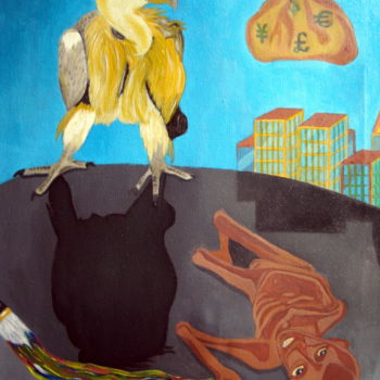 Painting titled "Vanitas" by Tépaz, Original Artwork
