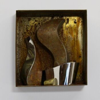 "sculpt box" başlıklı Heykel Eric Vialla (Tweak) tarafından, Orijinal sanat, Metaller