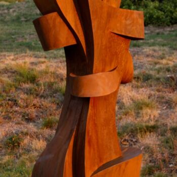 Sculpture titled "Linka" by Eric Vialla (Tweak), Original Artwork, Metals