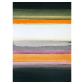 Malerei mit dem Titel "Composition colorée…" von Eric Winzenried, Original-Kunstwerk, Aquarell Auf Karton montiert
