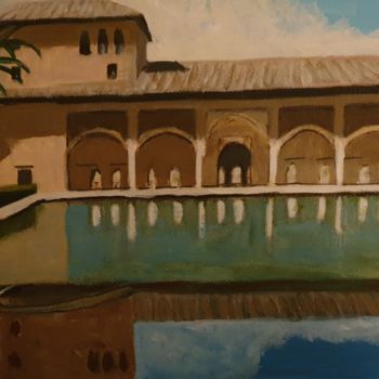 Painting titled "ALHAMBRA" by Eric Altmeyer, Original Artwork, Acrylic