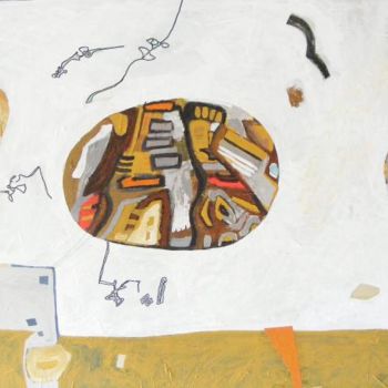Peinture intitulée "The window" par Ericamiga, Œuvre d'art originale, Huile
